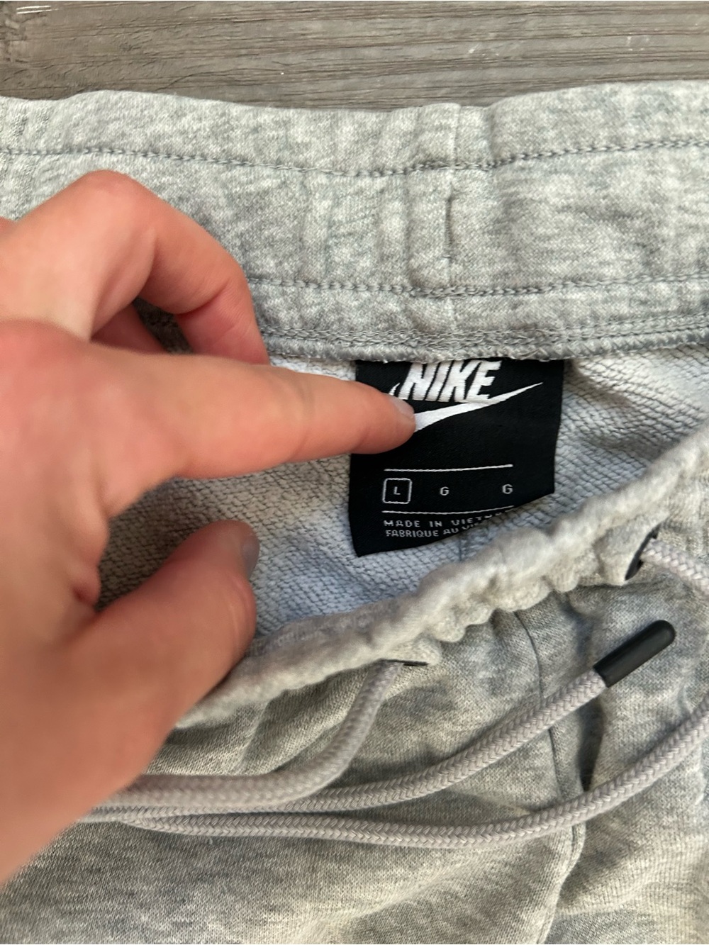 Nike Light Gray light Joggers with Drawstring comfortable - Picture 4 of 4